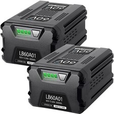 2PACK 60V 5.0Ah Lithium Ion Battery For Greenworks Pro LB60A03 LB60A02 LB60A00