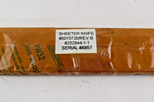 EMT International, 15720, Knife, Sheeter, 21.5, 1.50, 0.375 (OEM / New) - Picture 4 of 4