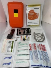 30 Piece Emergency Survival Kit Essential Bug out Bag Hurricane - Glove Compart