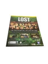 2008 Lost Via Domus Video Game Vintage Print Ad Ubisoft Xbox 360 Game Room Art