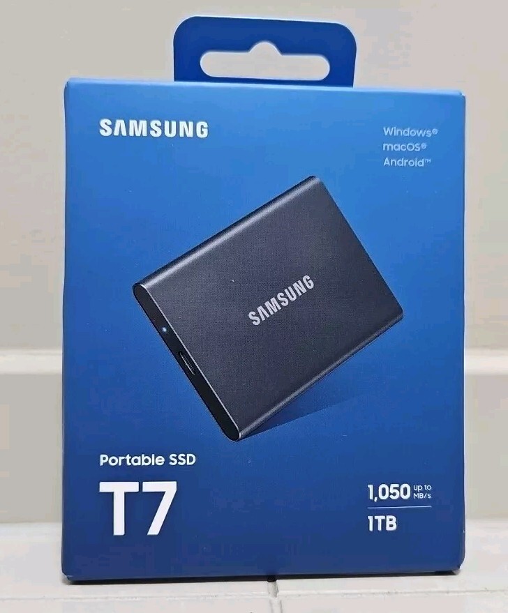 Samsung T7 1TB Portable SSD Brand New Gray | eBay