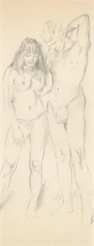 Franco Matania (1922-2006) - 20th Century Graphite Drawing, Man and Woman