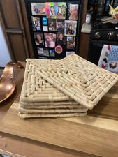 Seagrass Trivet Hot pads Set Of 6