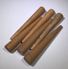 Wooden Pegs for Chair Caning Set of 6 Perfect for DIY and Furniture Repair