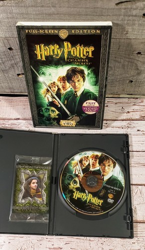 Harry Potter Years 1- 4(DVD, 4-Disc Set, Full-screen) Sealed Trading Cards Incld - Picture 3 of 5