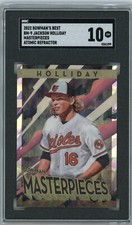 2022 Bowman's Best #BM-9 Jackson Holliday Masterpieces Atomic Refractor SGC 10