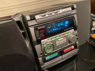 Vintage Aiwa Compact Disc Stereo System 