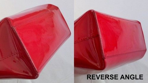 VINTAGE FURLA HANDBAG GENUINE LEATHER RED / BORSETTA PELLE GENUINA ROSSO ROSSA - Foto 12 di 15
