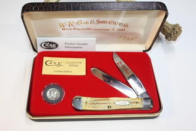 RARE 1993~{CASE XX~~MERCURY HEAD TRAPPER }~LTD. ED. POCKET KNIFE w