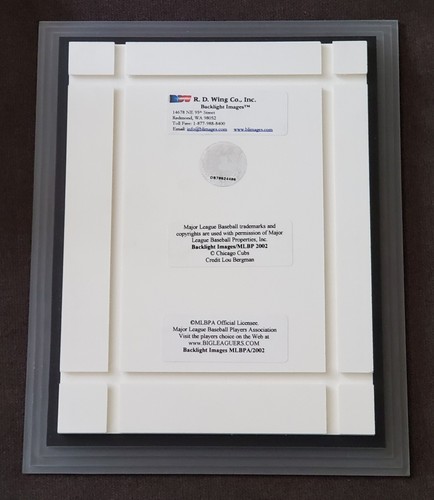 SAMMY SOSA LUCITE BASEBALL LASER CUT PLAQUE WALL ART 8x10 CHICAGO CUBS NEW - Picture 2 of 3