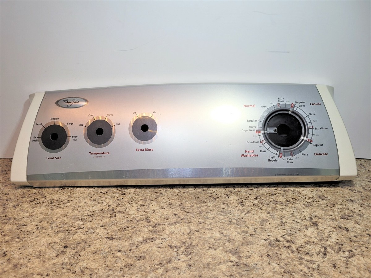Whirlpool #WPW10196930 Washer Front PANEL-CNSL '08 WTW5300VW