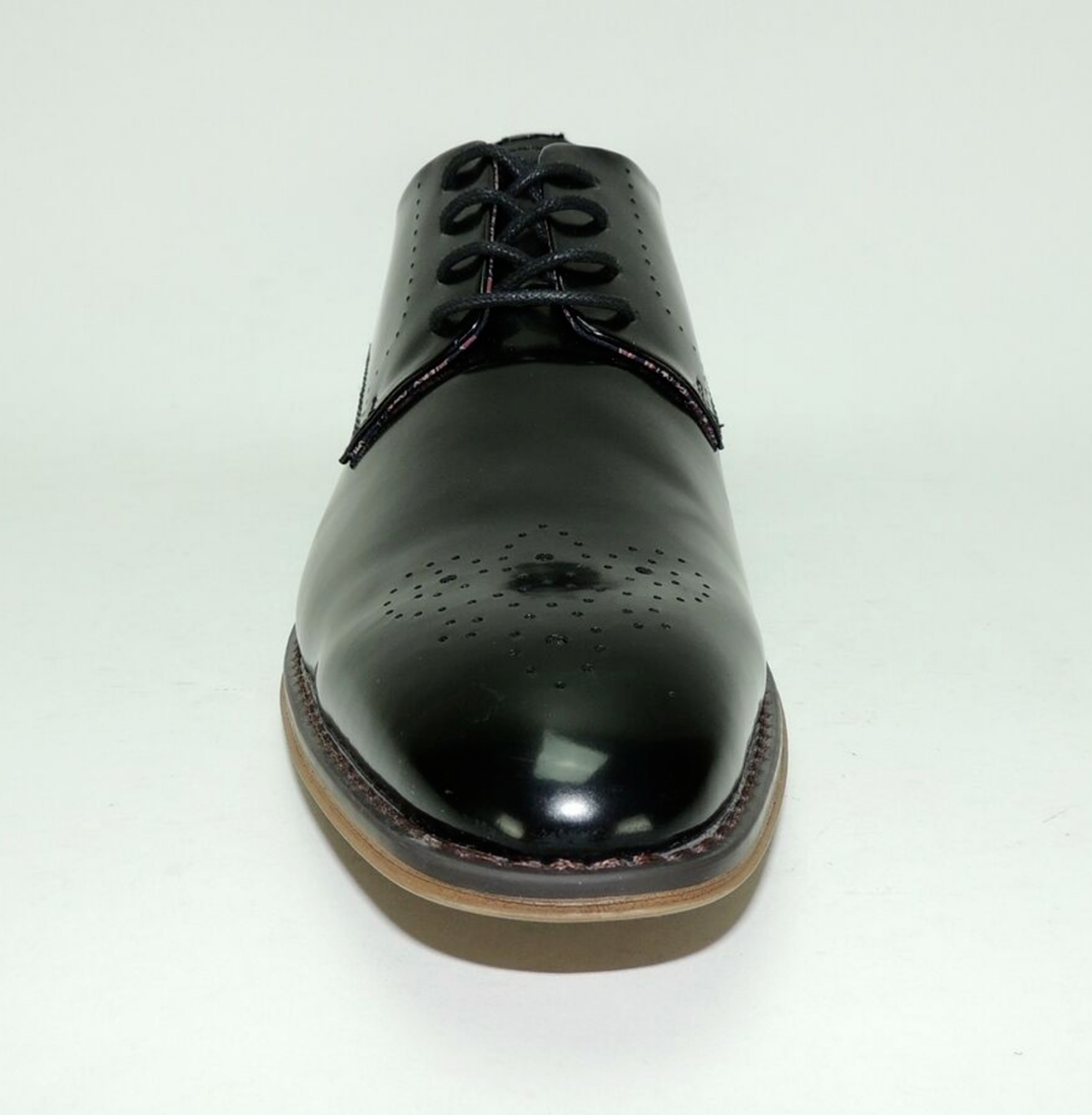 Steve Madden Mens Cratik Box Derby with Medallion 8.5 Black Steve Madden Mens Cratik Box Derby with Medallion  main image 3