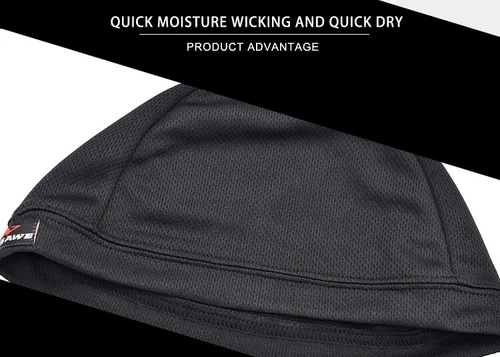 WOSAWE Summer Thin Moisture Wicking Cooling Skull Cap Inner Liner Helmet Beanie - Picture 10 of 16