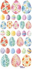 Violette Stickers Easter Watercolor Floral Eggs Crafts Planner Supply Scrapbook