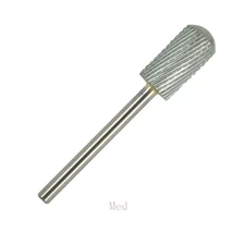 Medicool Carbide Drill Bit 3/32" Silver Large Barrel Two Way Cut CC12- Medium