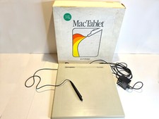 RARE VINTAGE 12" Summagraphics MacTablet Drawing Tablet MM1201 w/ Original Box 