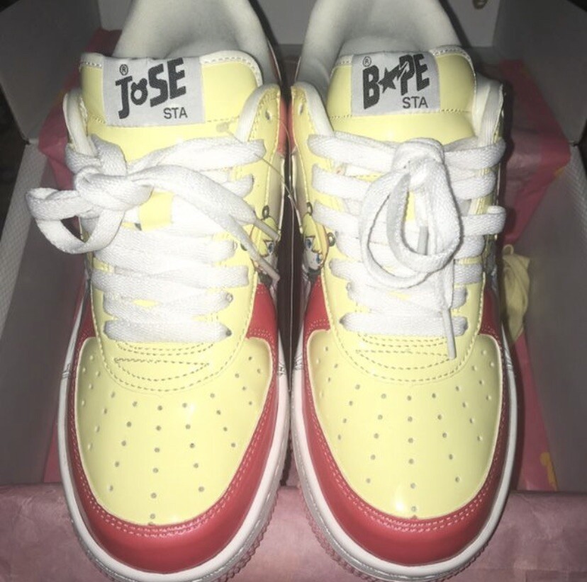 Jose Wong Bape Size 7.5 “Yosansta” 1.0 Bapesta | eBay