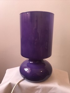 Ikea Lampe Vintage Modele Lykta Lamp Violet Purple Ebay 