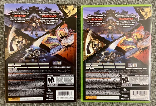Afro Samurai Microsoft Xbox 360 2009 Fuera de existencia con funda NUEVO SELLADO DE FÁBRICA - Imagen 4 de 20
