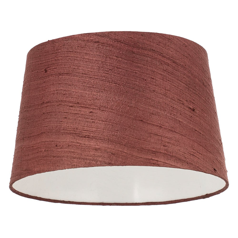 Litecraft Light Shade 32.5cm Tapered EasyFit Ceiling Lampshade- Maroon Clearance