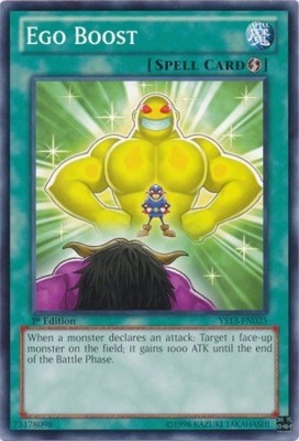 Ego Boost - YS13-EN025 - Common - 1st Edition - Heavily Played