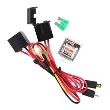 Air Horn Wiring Harness and Relay, Button kit Compatible with 12V 40A KX-202502