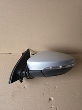 10-14 Vw Volkswagen Passat B7 N/s Passenger Door Mirror Wing Mirror Silver #0705