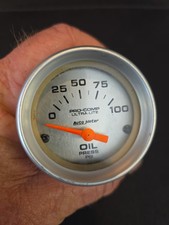 Auto Meter 4327 Ultra-lite Electric Oil Pressure Gauge 2-116 52mm 0-100 Psi