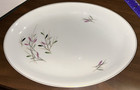 Mid Century Rosenthal GEISHA 3257 Oval Platter  13" pink/green/gray/gold Germany — photo 1