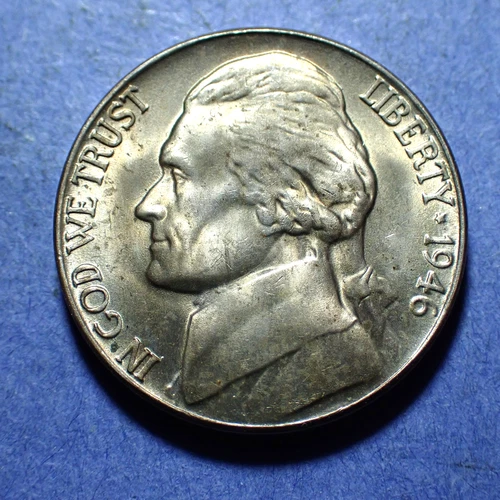 1946-D Jefferson Nickel — photo from the most recent tracked eBay sale