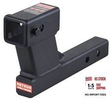 864129 Trailer Hitch Riser with 6.25 inch Rise/Drop for 2 inch 6 inch drop/rise