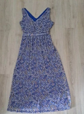 Super Sommerkleid MIDI Zero blau bunt Gr.40..w.Neu .. - Bild 1 von 4