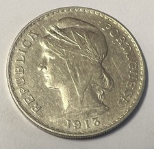 Portugal 🇵🇹 50 Centavos  1913  . Silver  Lot# 157