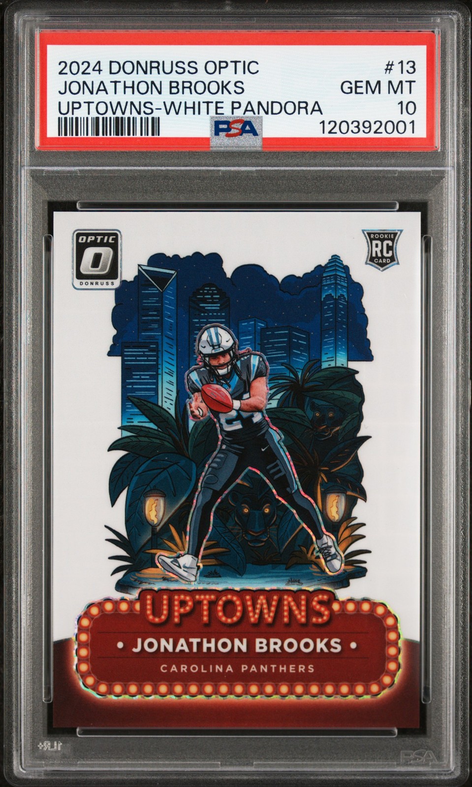 Jonathon Brooks Panini Donruss Optic Uptowns #13 White Pandora