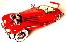 CMC Models 1936 Mercedes Benz 500k Special Roadster 1:24 Scale Inv. #6014