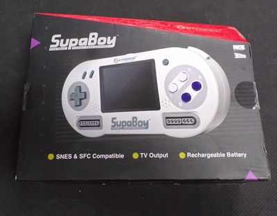 HYPERKIN SUPABOY PORTABLE SUPER NINTENDO SNES HANDHELD VIDEO GAME CONSOLE SEALED