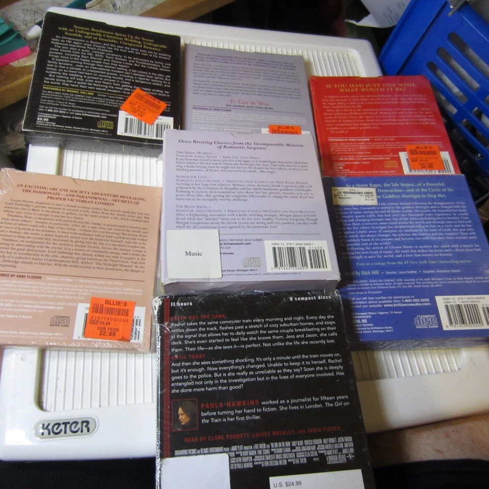 Lot of 7 Brand New Sealed Audiobooks Nice Collection Various Authors - Image 2 of 2