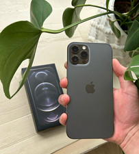 Apple iPhone 12 Pro Max 128GB Graphite Unlocked Smartphone with Box