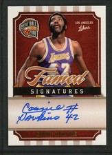 2010 CONNIE HAWKINS 126/450 AUTO PANINI FAMED SIGNATURES HALL OF FAME AUTOGRAPHS