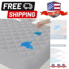 Queen Mattress Protector Waterproof, Mattress Pad Quilted, Queen Size Mattres...