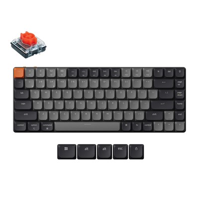 Keychron K3 Kabellose Mechanische Tastatur Version 3, QWERTY US, K3X-H1, Red