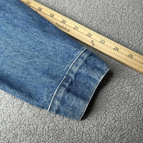 Vintage Levi's Jacket Mens 44 Fits 40 Blue Jean Denim Trucker Made USA 80s 90s by Levi's, $69.99 - Photo 13