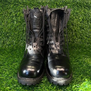 All American Boot MFG Steel Toe Patrol Men 9 EEE Black Leather FireFighter Boot Wildland Fire Fighting Boots – All American Boot main image 4