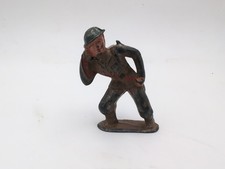 Vintage Barclay Manoil WWI Lead Toy Soldier -Field Telephone
