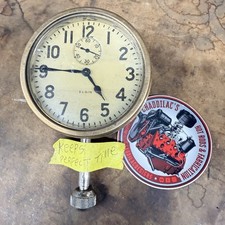 1920s 1930s Elgin Dash Clock Ford Chevrolet Buick Hand Wind Works Great Stewart
