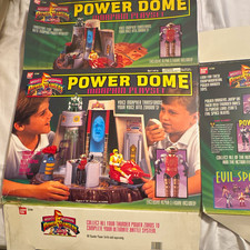 VINTAGE 1994 Power Rangers Power Dome Morphin Playset Complete CIB Bandai Alpha