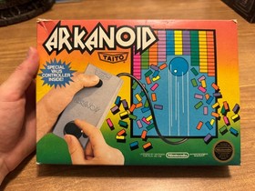 Arkanoid (Nintendo NES) CIB complete controller bundle video game BOX SET Taito