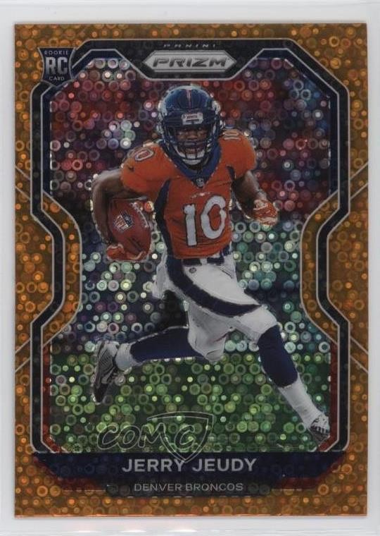 2020 Panini Prizm Rookie Orange Disco Prizm Jerry Jeudy #314 1d40