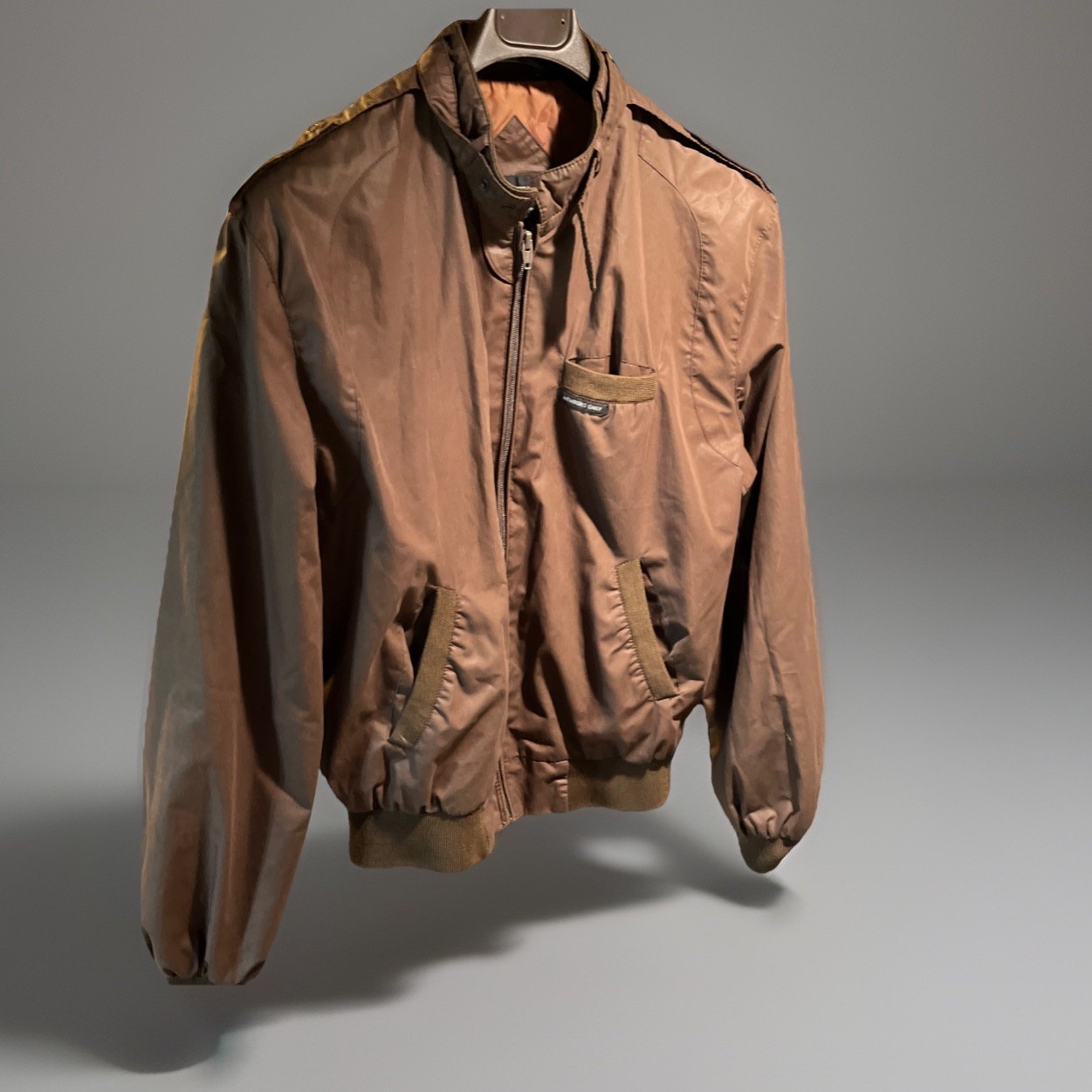 Members Only Men’s 80s Jacket Lightweight Brown Size 42 Classic Retro Coat