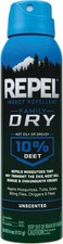 Repel - 2 PK - Insect Repellent Family Dry Aerosol Spray with 10 DEET, 4 Oz.